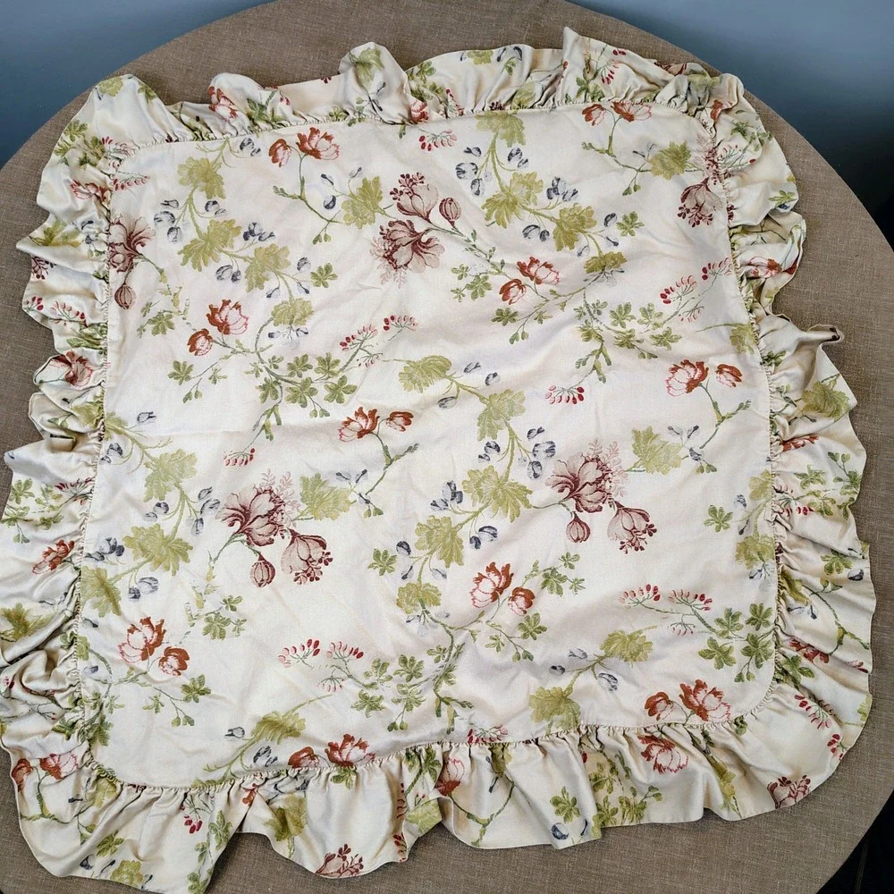 Vintage Ralph Lauren Delilah King Bedding 5pc Sheet Shams Floral Cottagecore